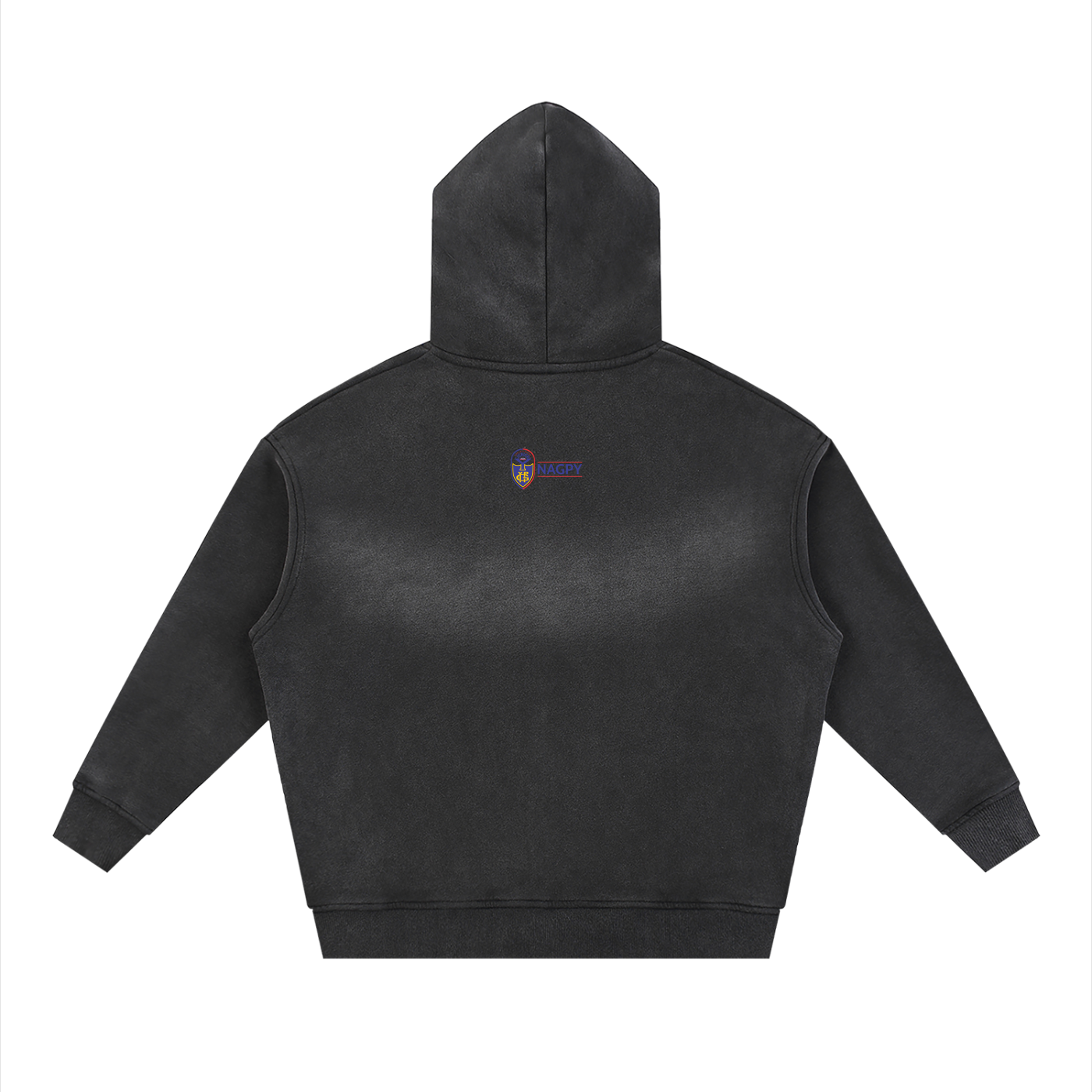 NAGPY Sunfade Two-way Zipper Boxy Fleece Hoodie