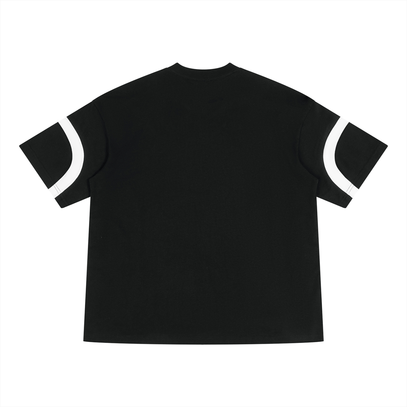 Unisex Color Block V-Neck T-Shirt