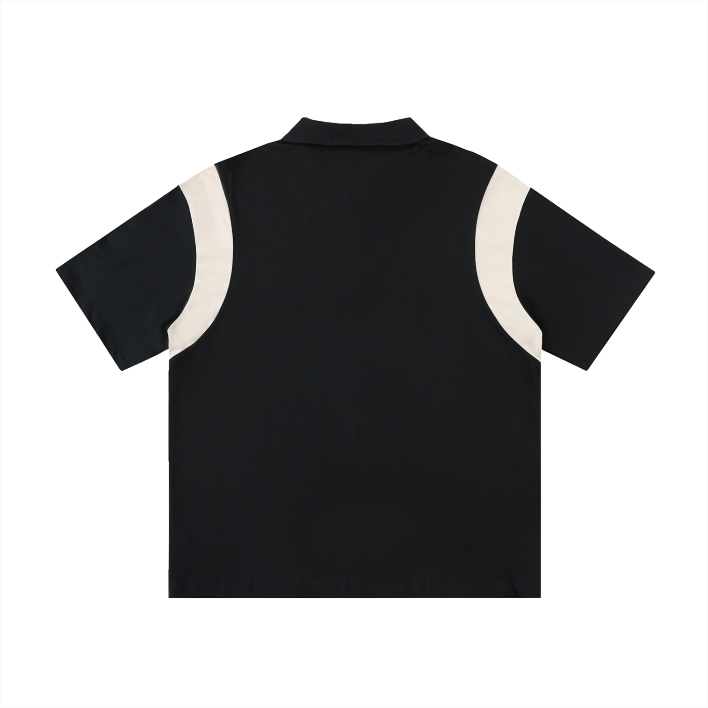 NAGPY Contrast Panel Cotton Polo Shirt (TapStitch)