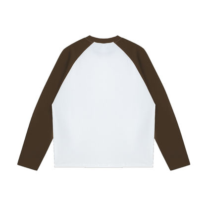 NAGPY Color-Blocked Raglan Long-Sleeve T-Shirt (TapStitch) - *Runs Large*