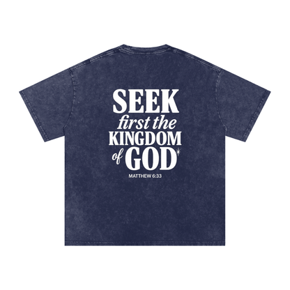 NAGPY Snow Washed Oversized Cotton T-Shirt V1 (TapStitch)