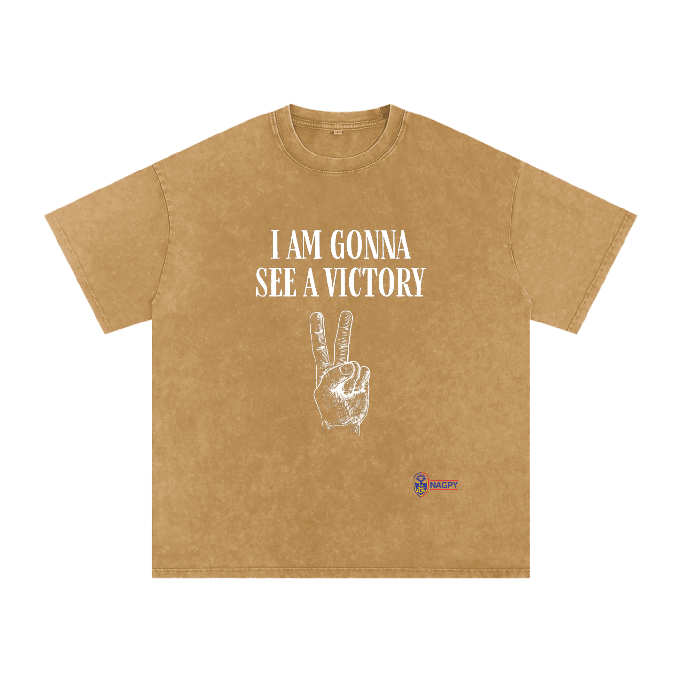 NAGPY Snow Washed Oversized Cotton T-Shirt