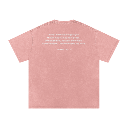 NAGPY Snow Washed Oversized Cotton T-Shirt