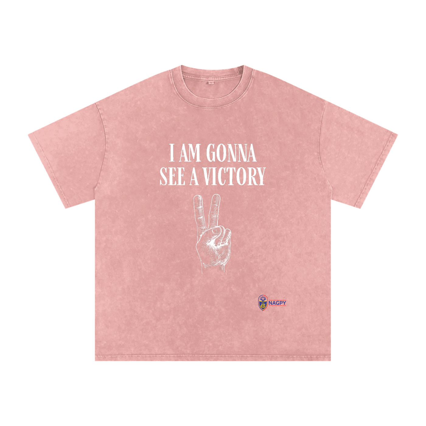 NAGPY Snow Washed Oversized Cotton T-Shirt