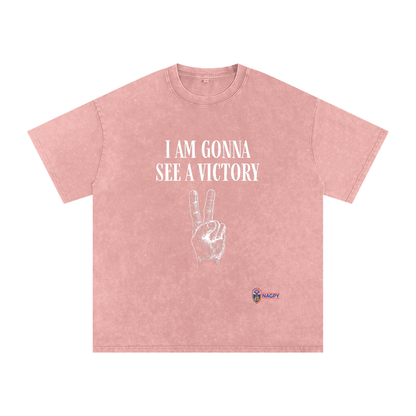 NAGPY Snow Washed Oversized Cotton T-Shirt