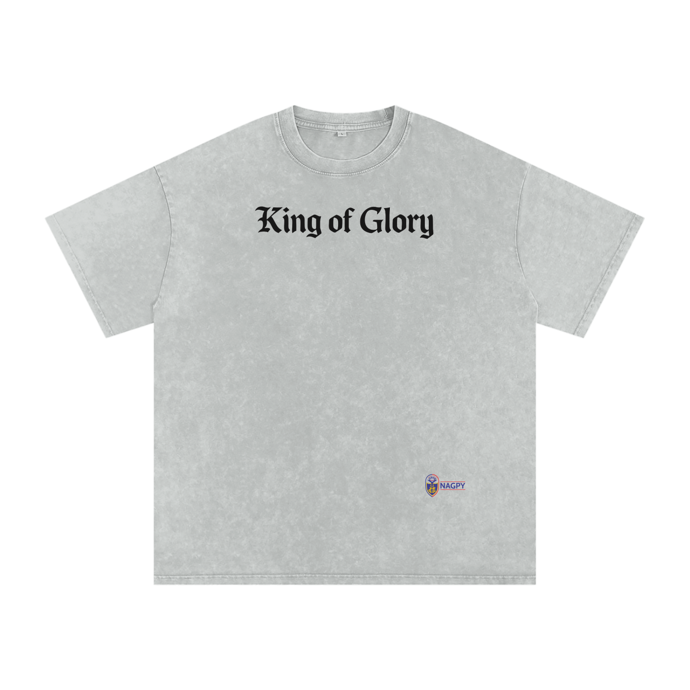 NAGPY Snow Washed Oversized Cotton T-Shirt (TapStitch)