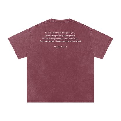 NAGPY Snow Washed Oversized Cotton T-Shirt
