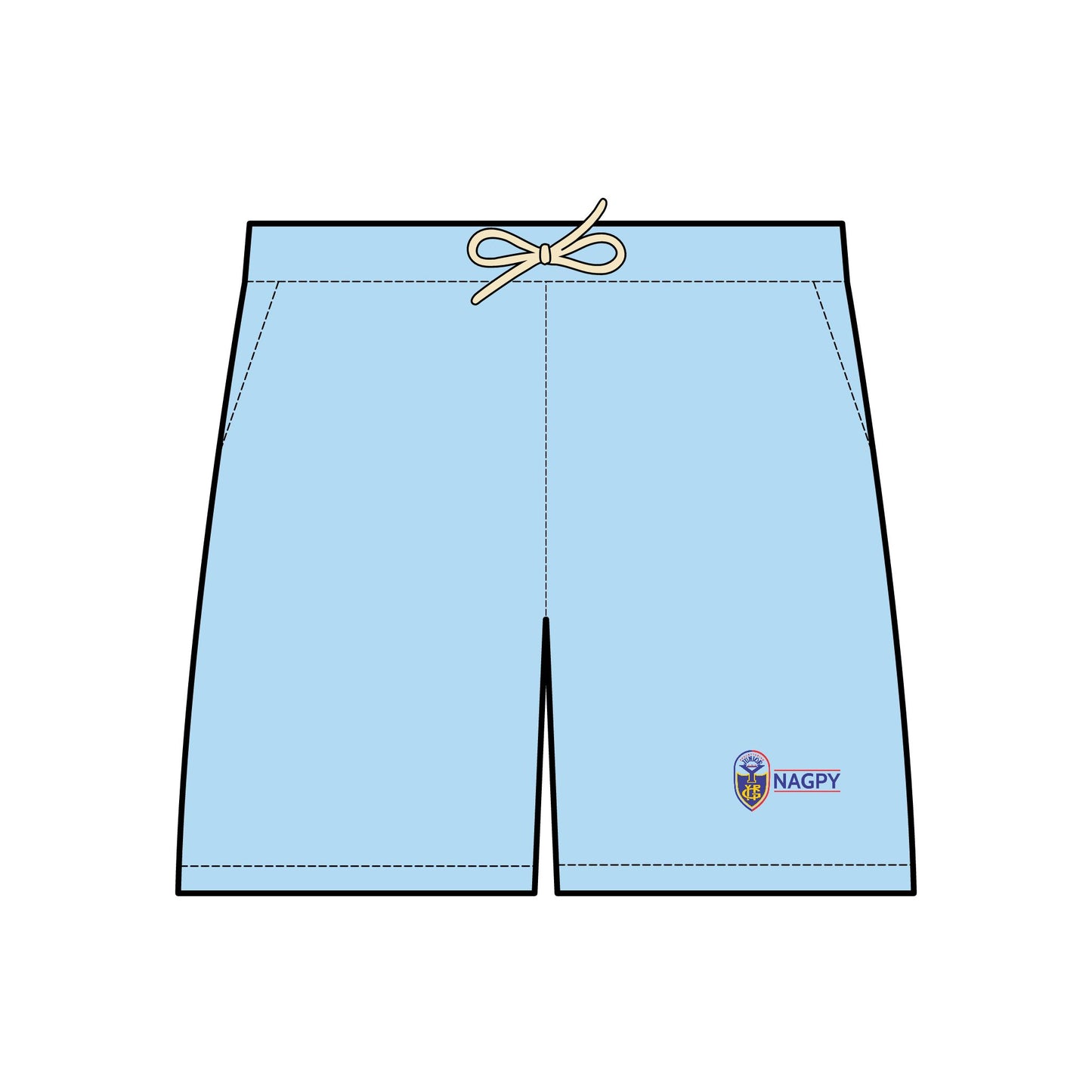 NAGPY Unisex Lightweight Fleece Sweat Shorts (Printify)