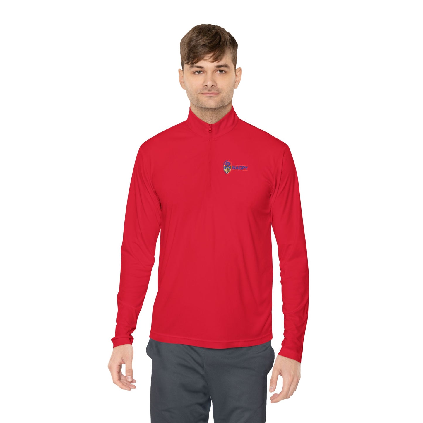 NAGPY Unisex Quarter-Zip Pullover (Printify)
