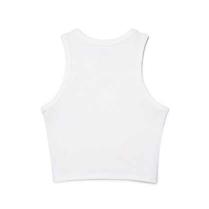 NAGPY Women's Micro Rib Racer Tank Top (Printify)