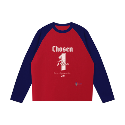NAGPY Color-Blocked Raglan Long-Sleeve T-Shirt (TapStitch)