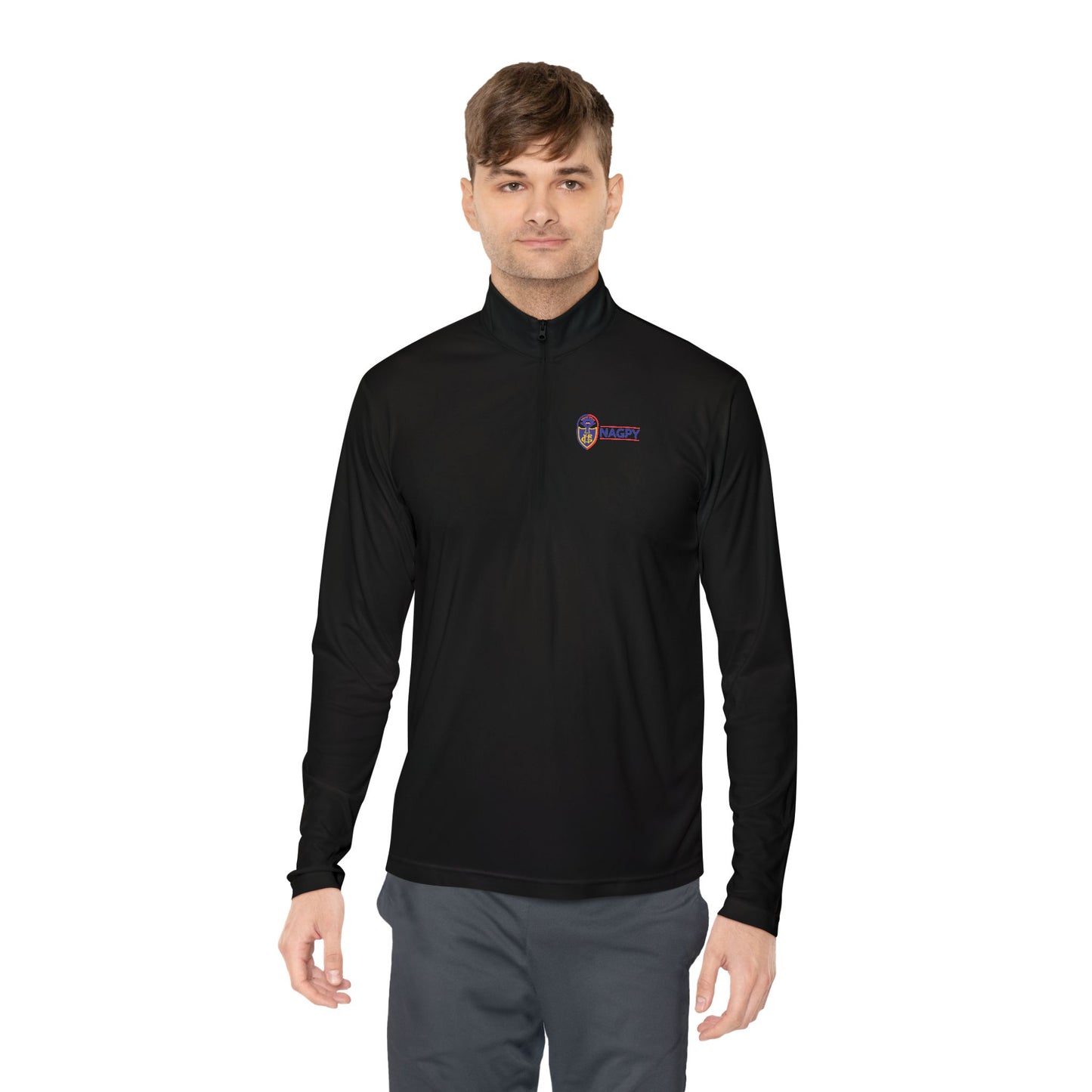 NAGPY Unisex Quarter-Zip Pullover (Printify)