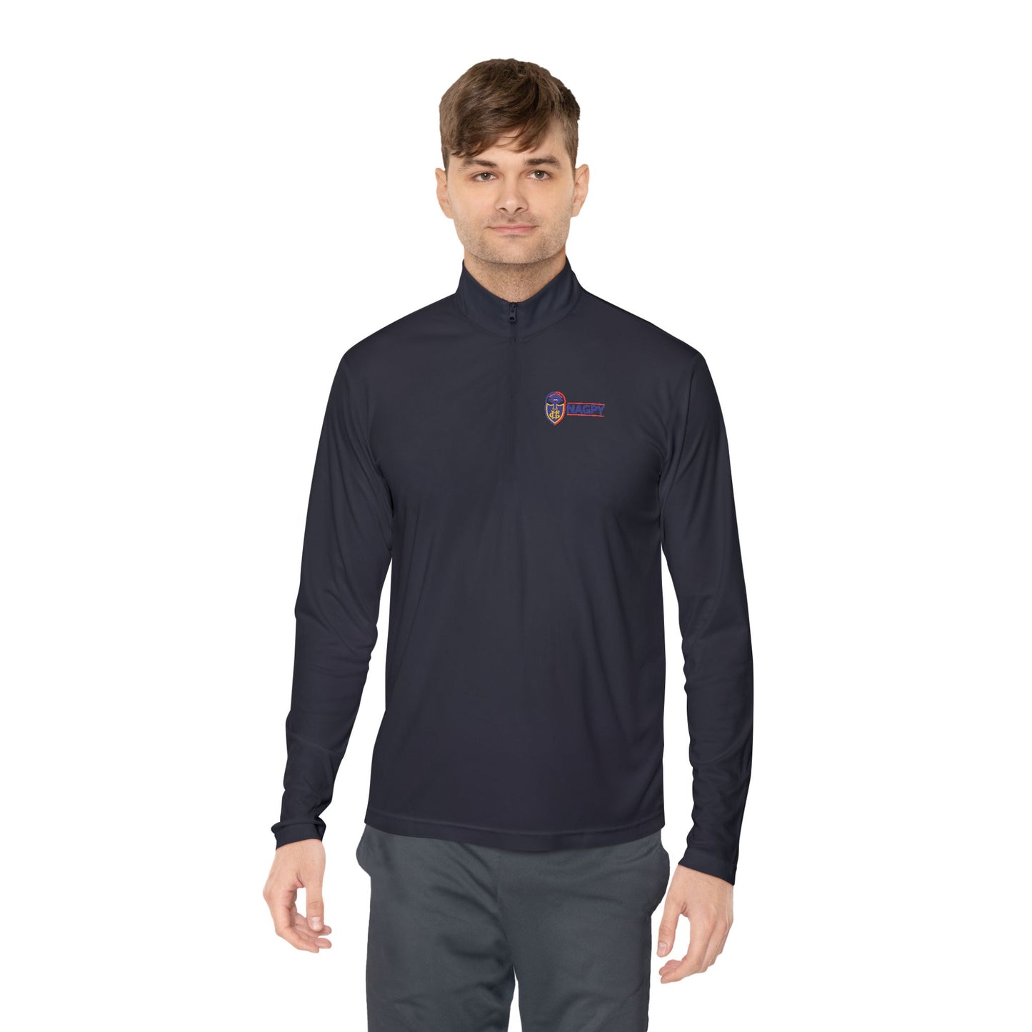 NAGPY Unisex Quarter-Zip Pullover (Printify)