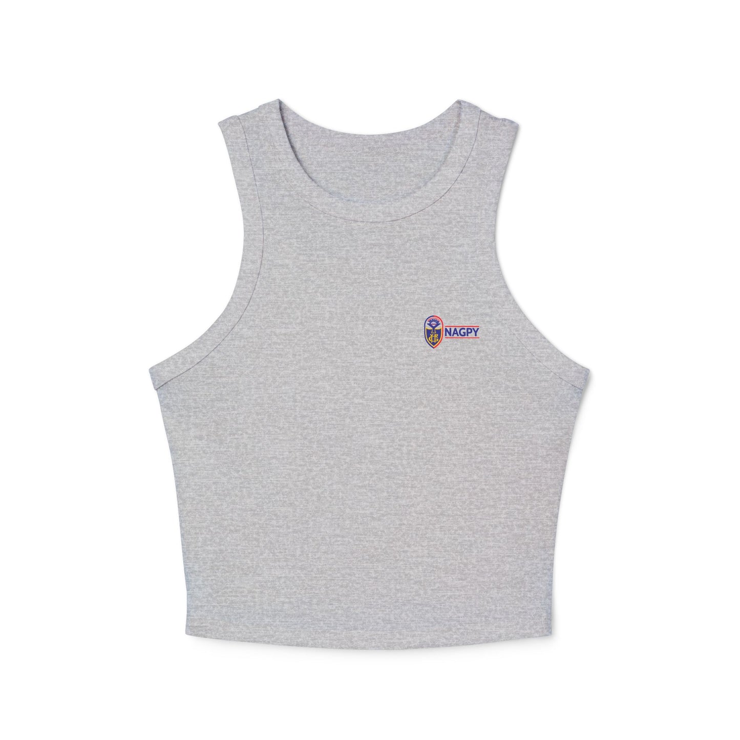 NAGPY Women's Micro Rib Racer Tank Top (Printify)