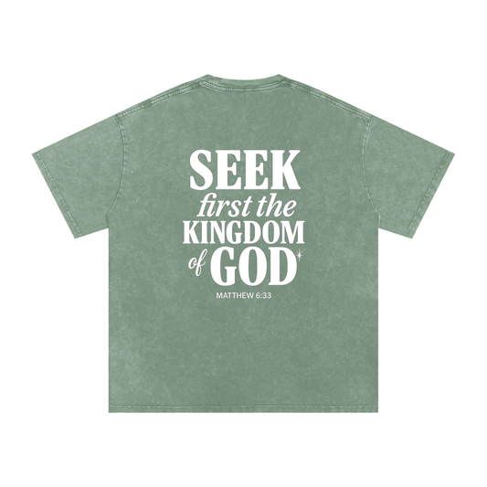 NAGPY Snow Washed Oversized Cotton T-Shirt V1 (TapStitch)