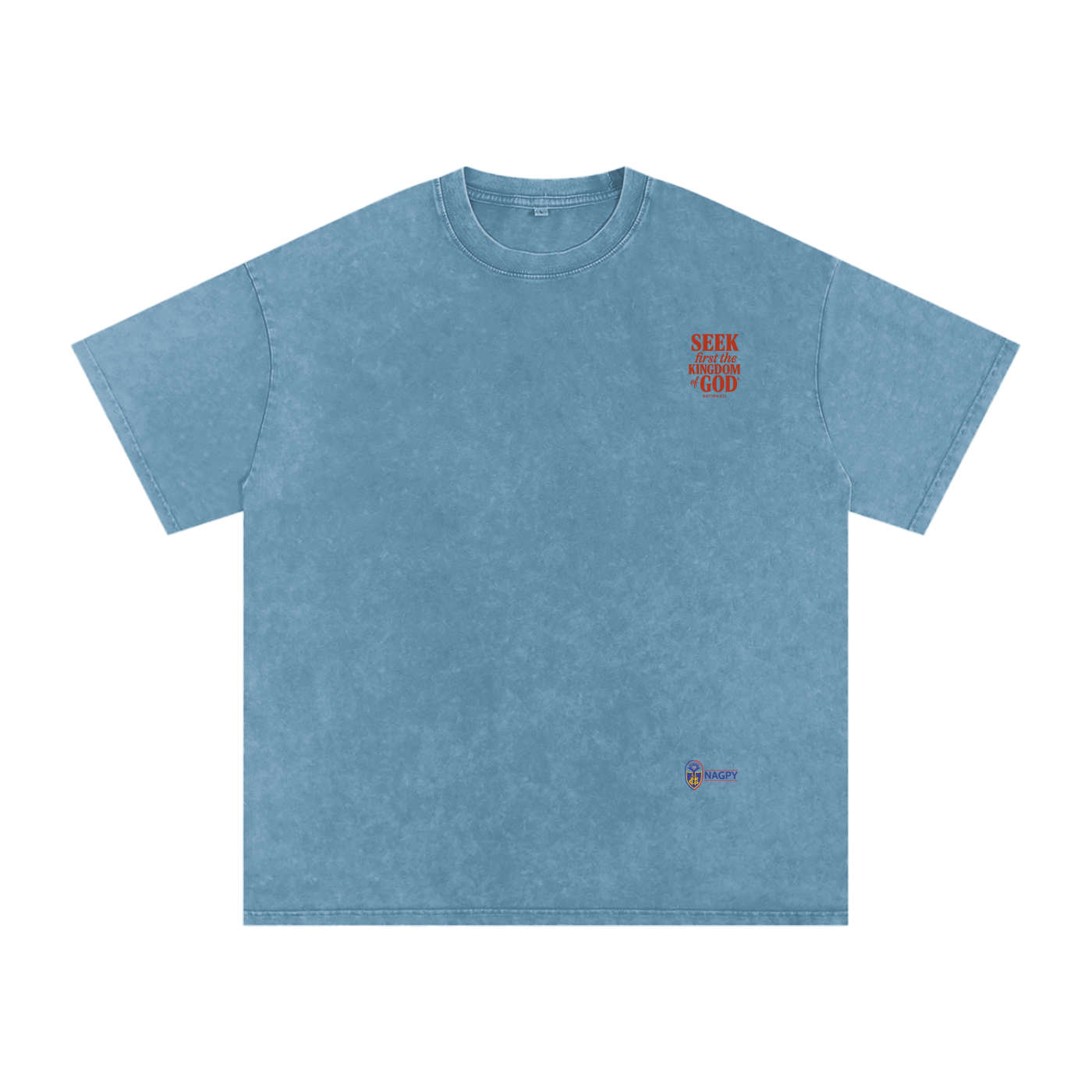 NAGPY Snow Washed Oversized Cotton T-Shirt V2 (TapStitch)
