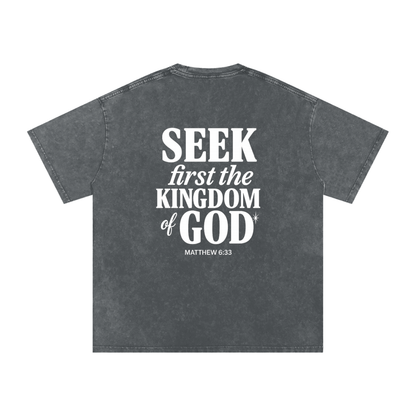 NAGPY Snow Washed Oversized Cotton T-Shirt V1 (TapStitch)