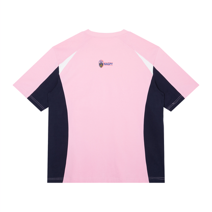 NAGPY Unisex Color Block Raglan T-Shirt