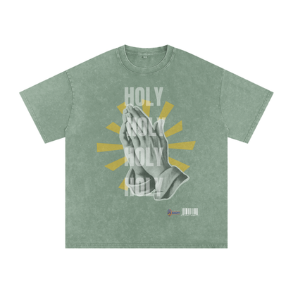 NAGPY Snow Washed Oversized Cotton T-Shirt