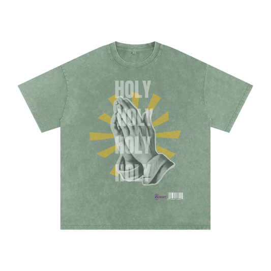 NAGPY Snow Washed Oversized Cotton T-Shirt