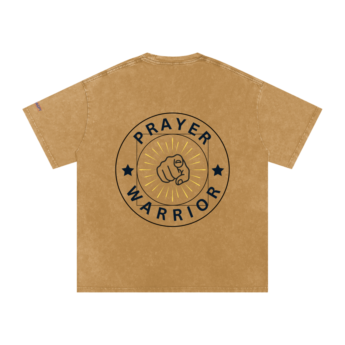 NAGPY Snow Washed Oversized Cotton T-Shirt