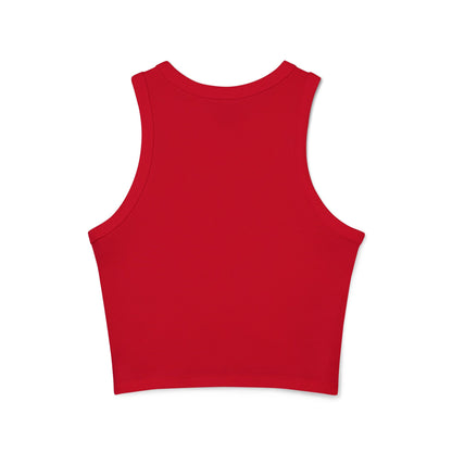 NAGPY Women's Micro Rib Racer Tank Top (Printify)