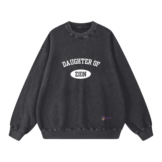 NAGPY Snow Washed Oversized Sweatshirt (TapStitch)