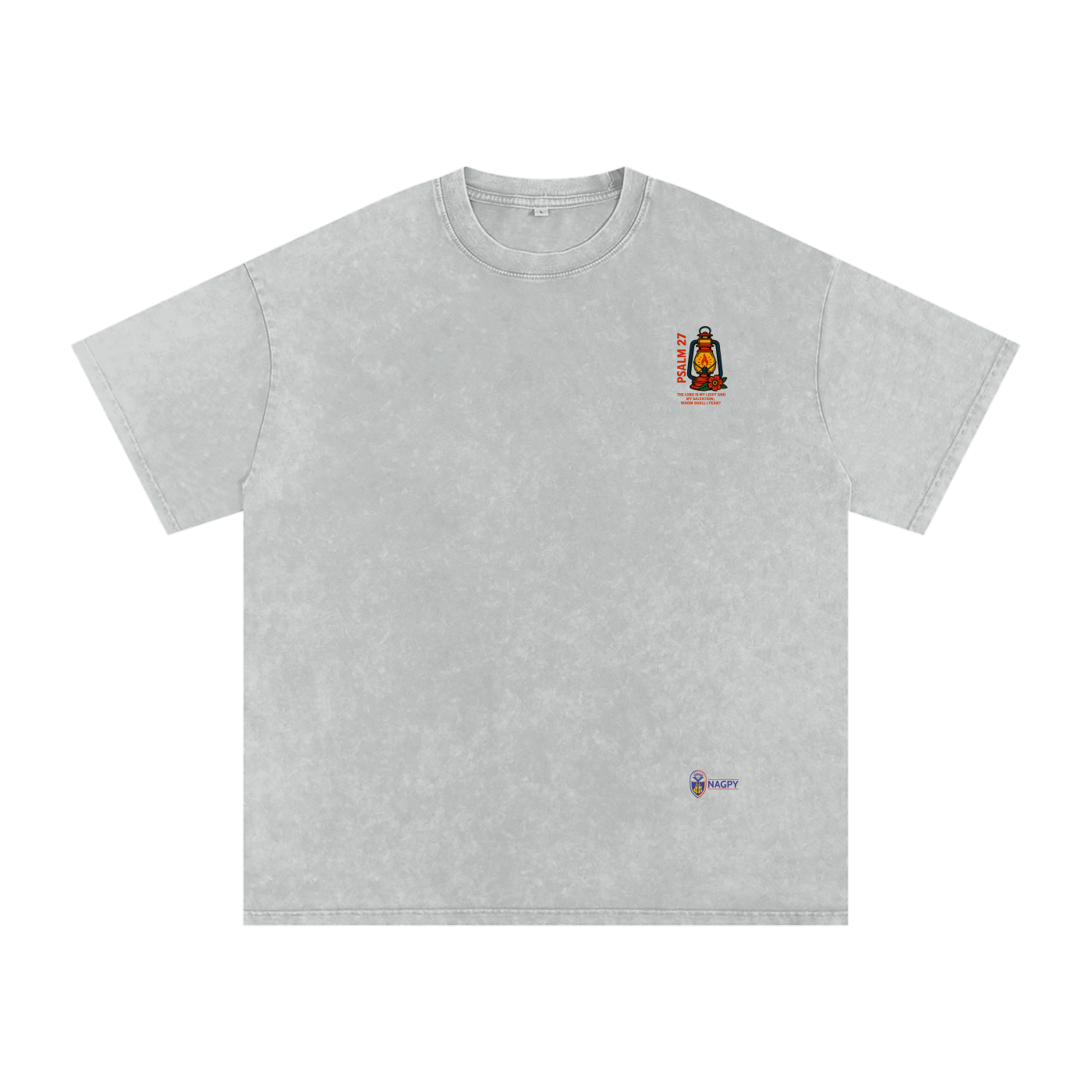 NAGPY Snow Washed Oversized Cotton T-Shirt (TapStitch)