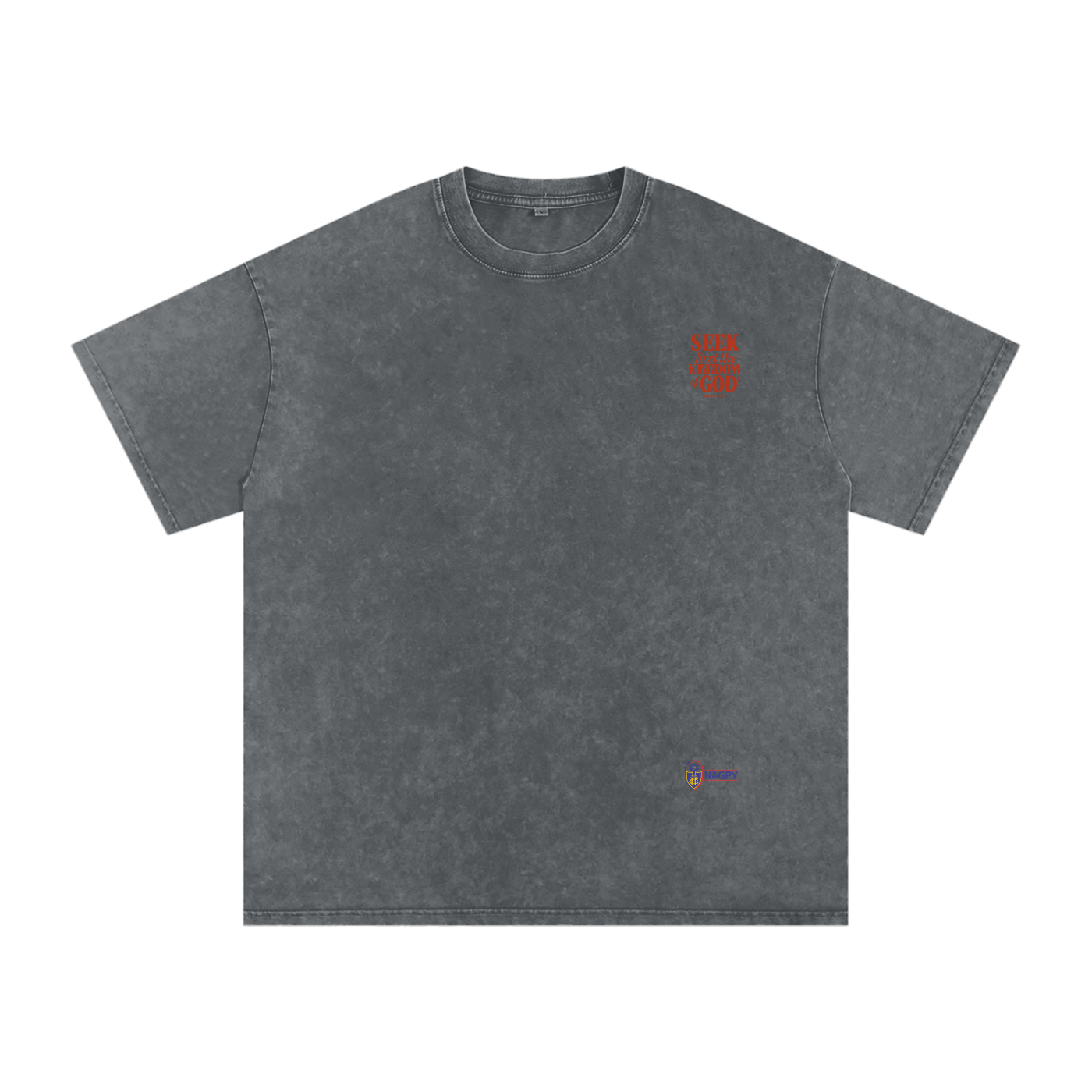 NAGPY Snow Washed Oversized Cotton T-Shirt V2 (TapStitch)