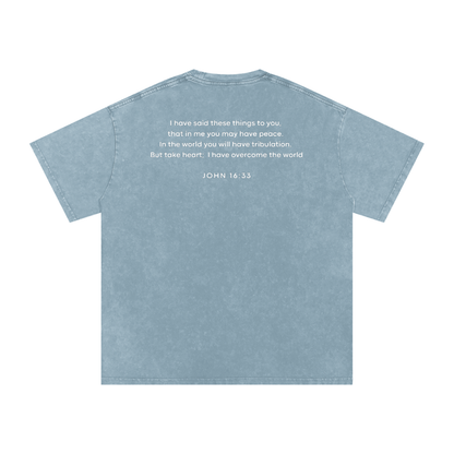 NAGPY Snow Washed Oversized Cotton T-Shirt