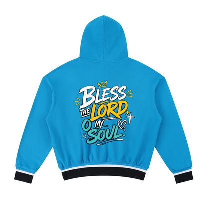 Unisex Oversized Color Block Boxy Hoodie