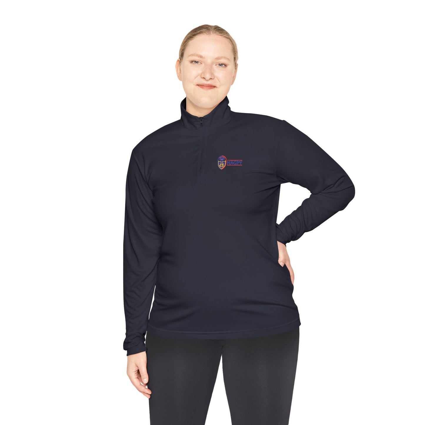 NAGPY Unisex Quarter-Zip Pullover (Printify)