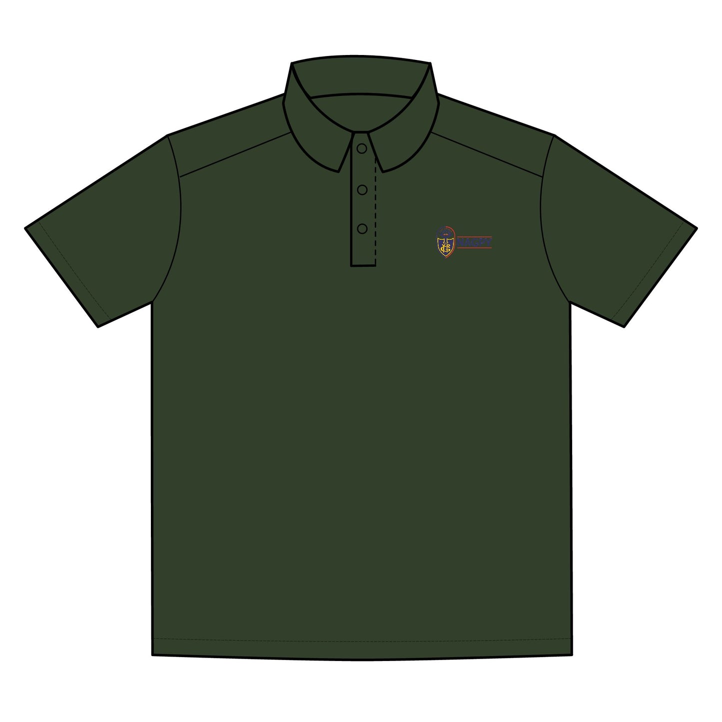 NAGPY Men's Select Lightweight Snag-Proof Polo (Printify)