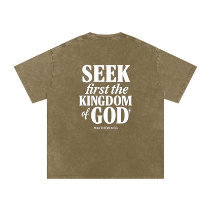 NAGPY Snow Washed Oversized Cotton T-Shirt V1 (TapStitch)