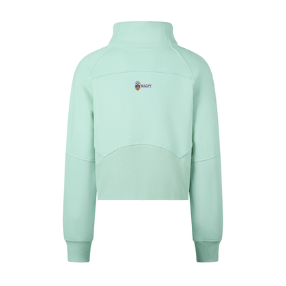 NAGPY Cropped Half-Zip Sweatshirt (TapStitch)