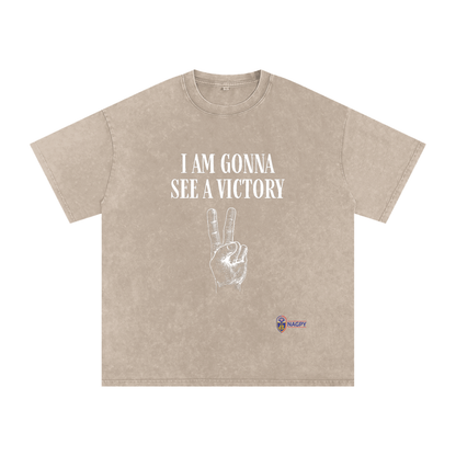 NAGPY Snow Washed Oversized Cotton T-Shirt