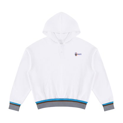 Unisex Oversized Color Block Boxy Hoodie