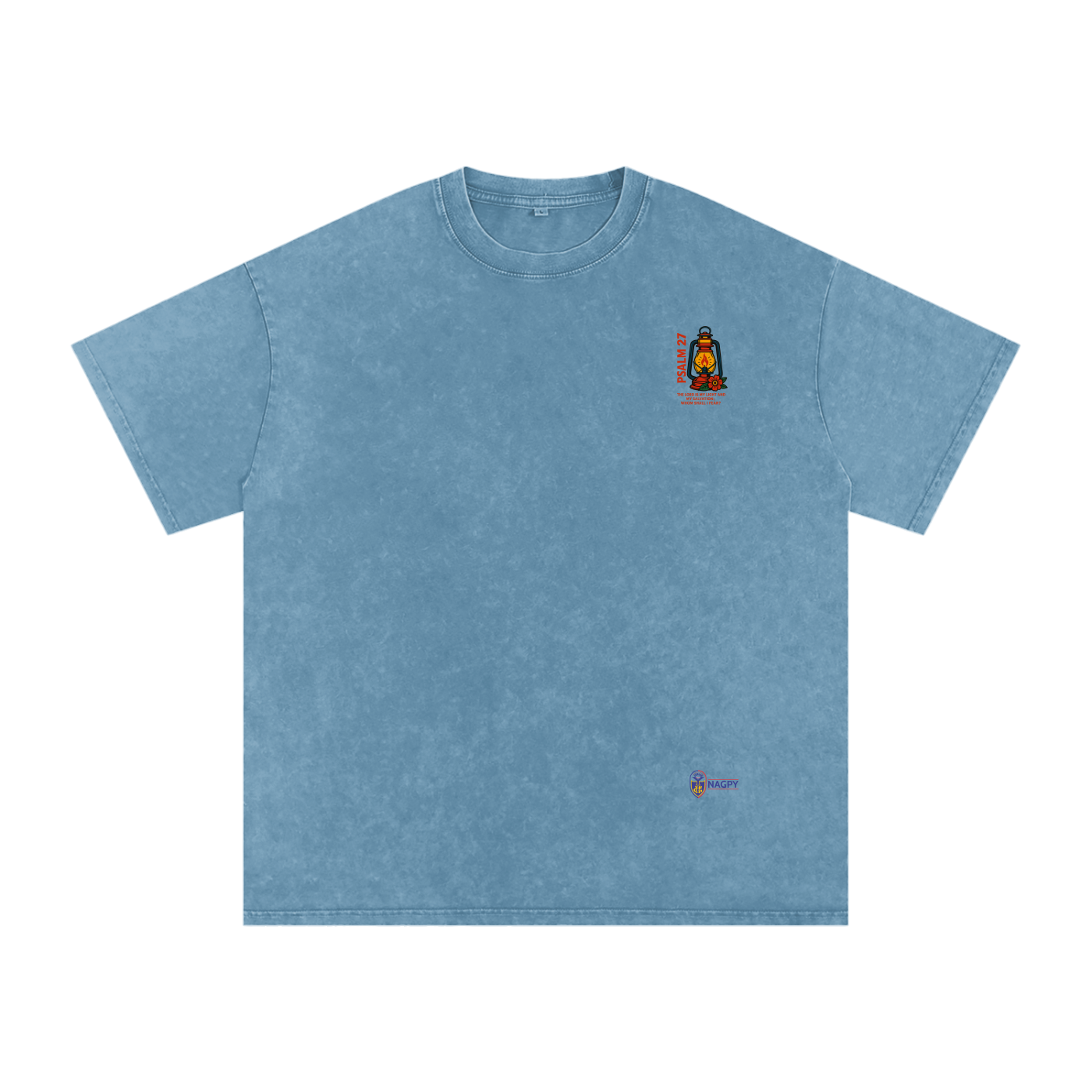 NAGPY Snow Washed Oversized Cotton T-Shirt (TapStitch)
