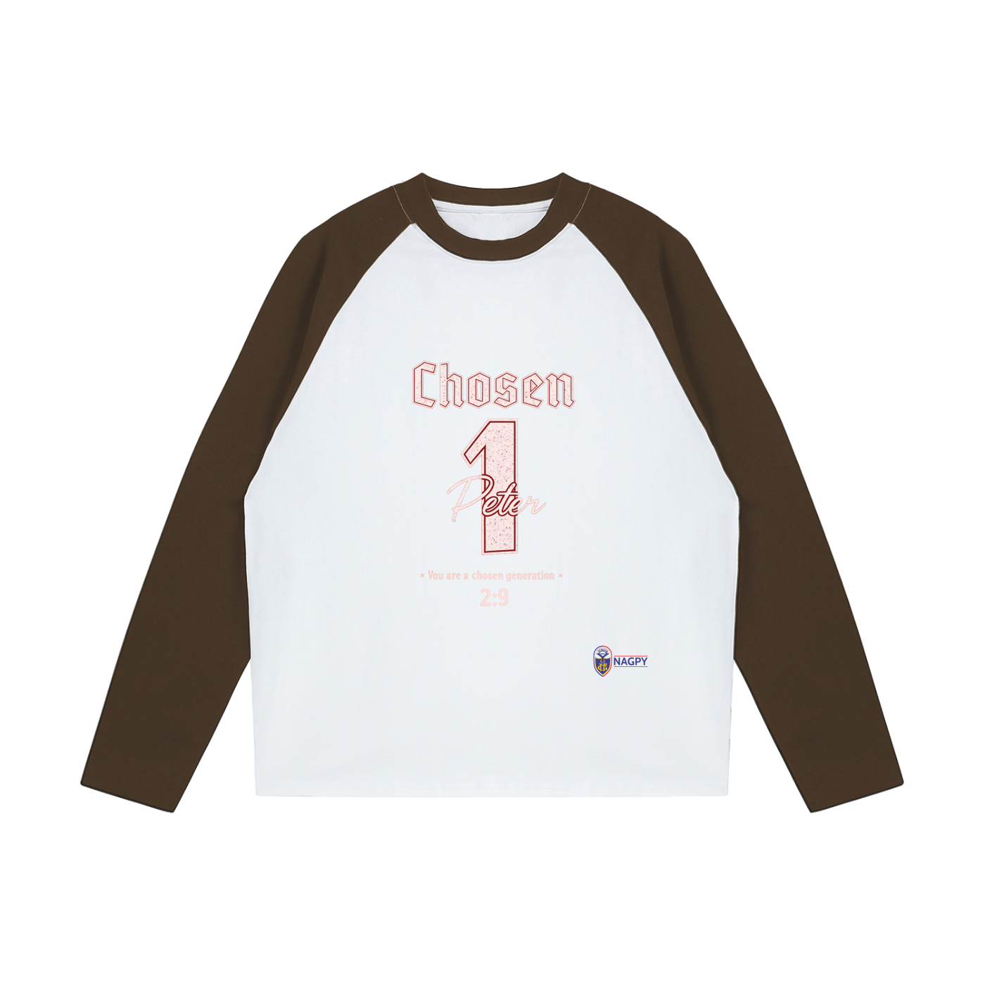 NAGPY Color-Blocked Raglan Long-Sleeve T-Shirt (TapStitch)