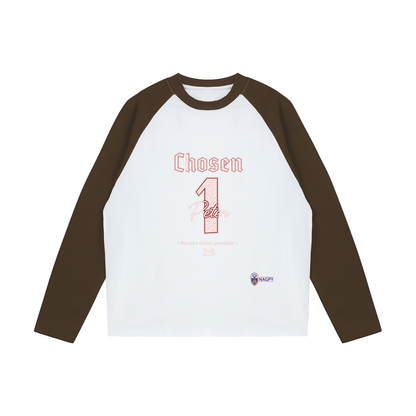 NAGPY Color-Blocked Raglan Long-Sleeve T-Shirt (TapStitch)
