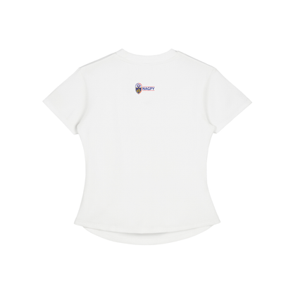 NAGPY Vintage Washed Bodycon Cotton T-Shirt (TapStitch)