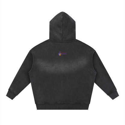 NAGPY Sunfade Two-way Zipper Boxy Fleece Hoodie
