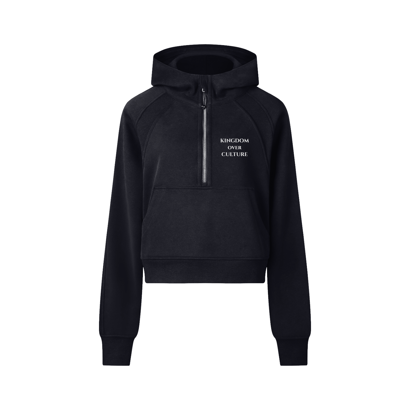 NAGPY Cropped Half-Zip Hoodie (TapStitch)