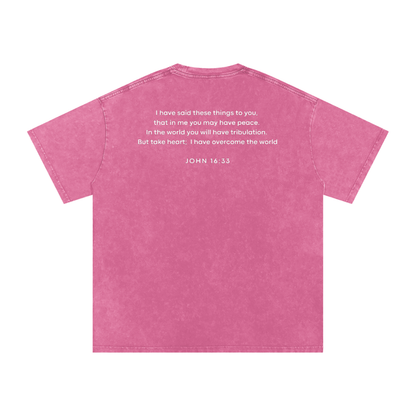 NAGPY Snow Washed Oversized Cotton T-Shirt