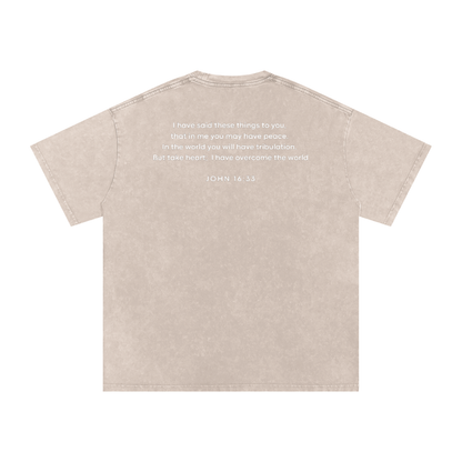 NAGPY Snow Washed Oversized Cotton T-Shirt