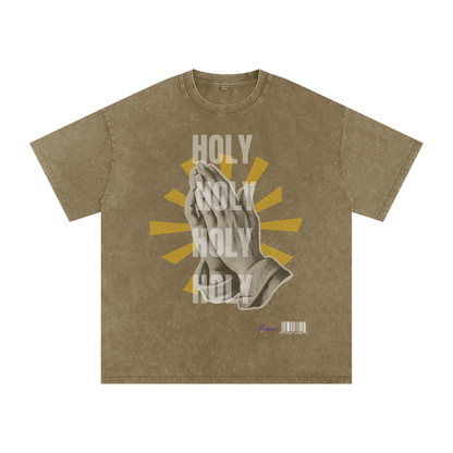 NAGPY Snow Washed Oversized Cotton T-Shirt