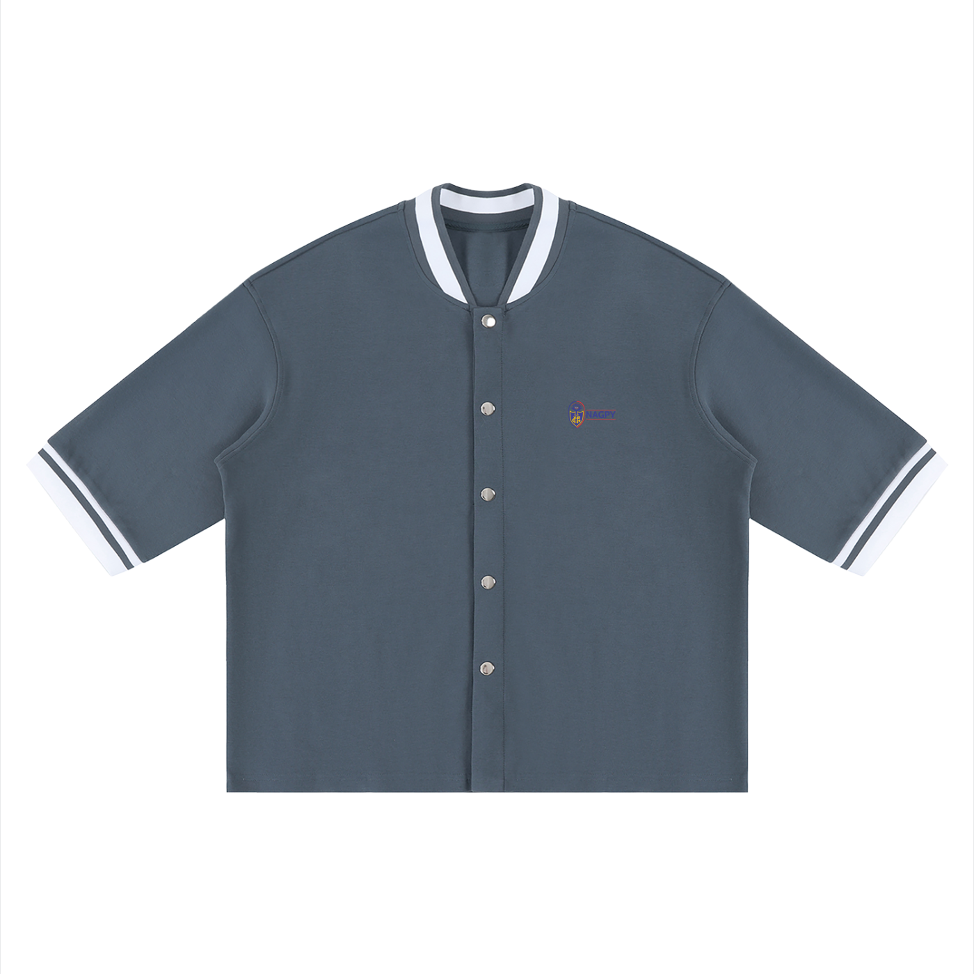 NAGPY Unisex Boxy Heavyweight Baseball Jersey