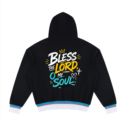 Unisex Oversized Color Block Boxy Hoodie