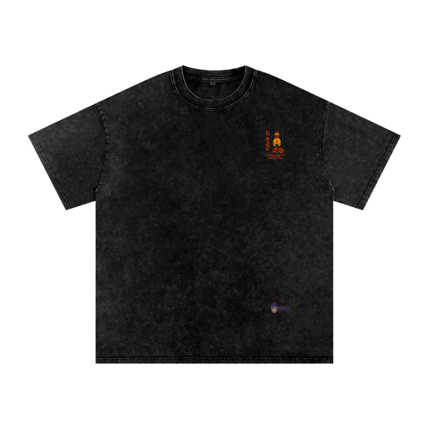 NAGPY Snow Washed Oversized Cotton T-Shirt (TapStitch)