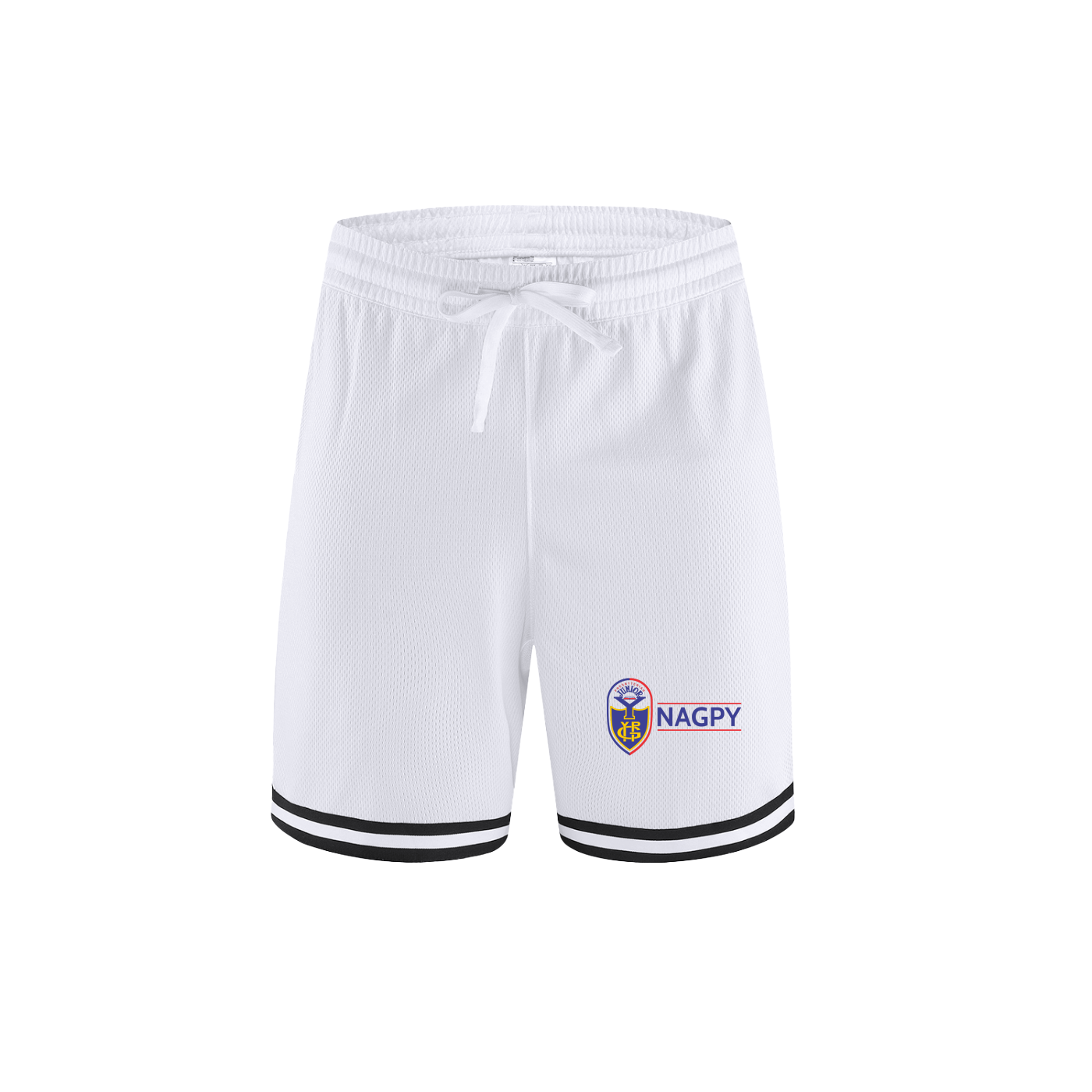 NAGPY Classic Stripe Trim Basketball Shorts (TapStitch)
